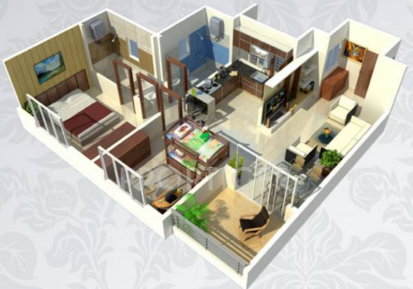 Miracle Mark I (2BHK+2T (900 sq ft) 900 sq ft) Miracle Mark I (2BHK+2T (900 sq ft) 900 sq ft)