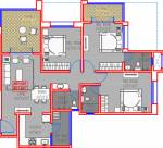 Majestique IRA (3BHK+3T (1,400 sq ft) 1400 sq ft)