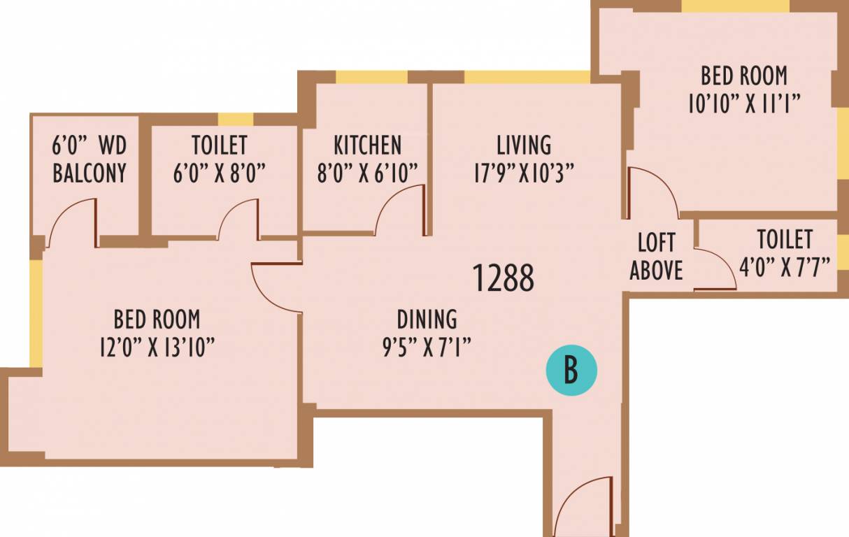 Anila Live Gagan (2BHK+2T (1,288 sq ft) 1288 sq ft) Anila Live Gagan (2BHK+2T (1,288 sq ft) 1288 sq ft)