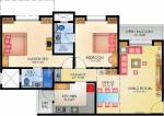 Omega Heritage Apartments (2BHK+2T (1,115 sq ft) 1115 sq ft)