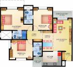 Omega Heritage Apartments (3BHK+3T (1,420 sq ft) 1420 sq ft)