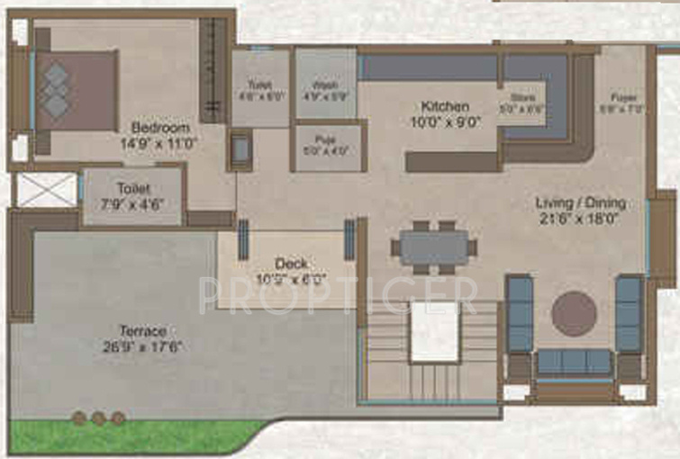 Neptune Helly Greens (3BHK+3T (2,000 sq ft) 2000 sq ft)