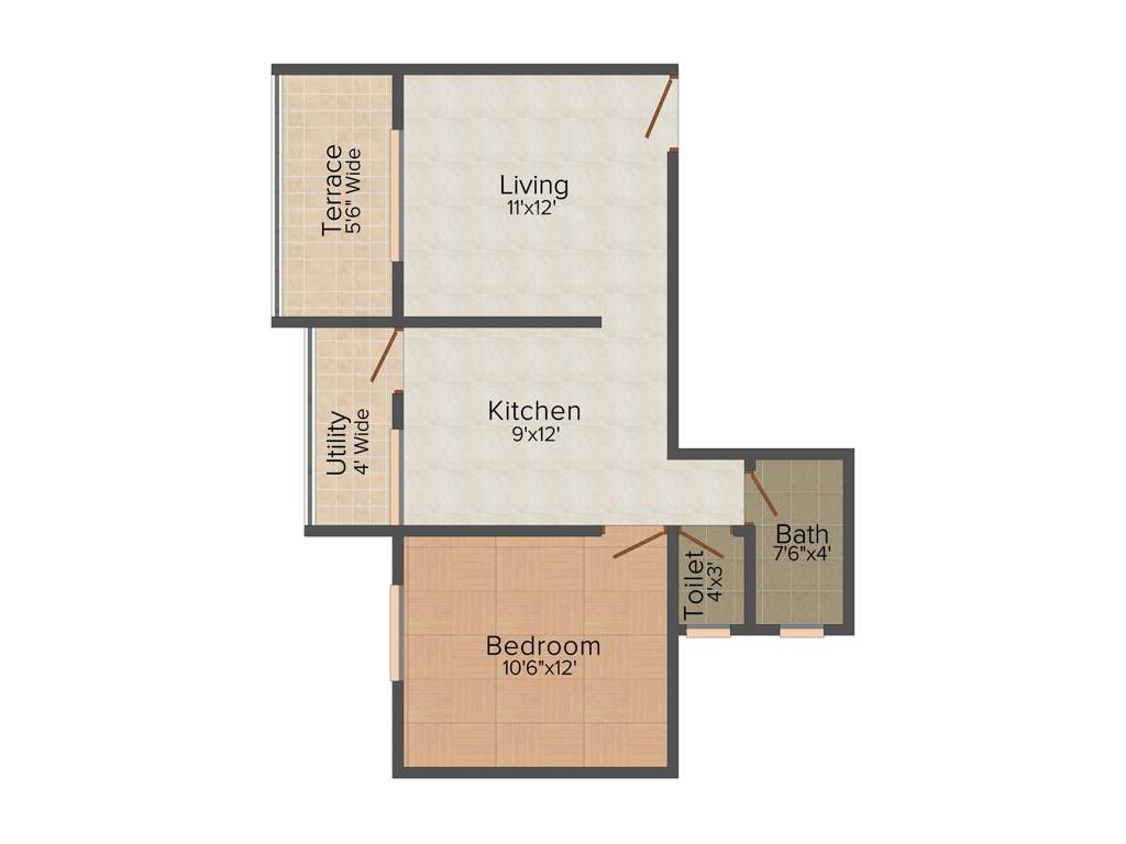 Hulawale Laxmi Heights (1BHK+1T (662 sq ft) 662 sq ft)