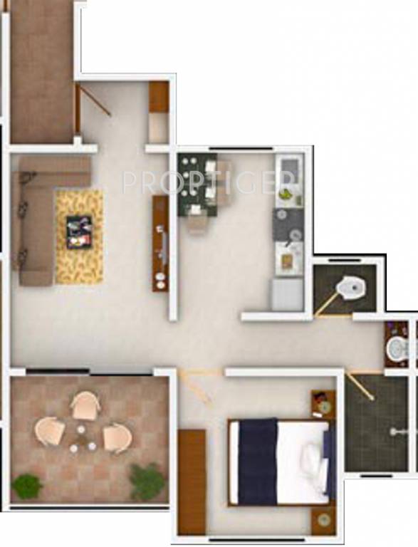 Swati Morning Mist (1BHK+1T (665 sq ft) 665 sq ft) Swati Morning Mist (1BHK+1T (665 sq ft) 665 sq ft)