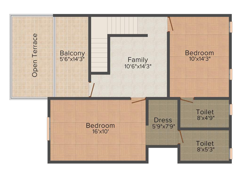 Pricol Silver Springs (3BHK+3T (1,776 sq ft) + Pooja Room 1776 sq ft)