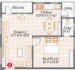 Tetra Green Avenue (1BHK+1T (760 sq ft) 760 sq ft)