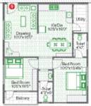 Tetra Green Avenue (2BHK+2T (1,000 sq ft) 1000 sq ft)