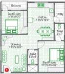 Tetra Green Avenue (2BHK+2T (1,080 sq ft) 1080 sq ft)