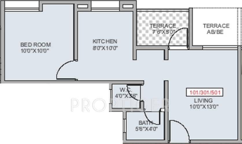 WS Srushti Orbit (1BHK+1T (545 sq ft) 545 sq ft)