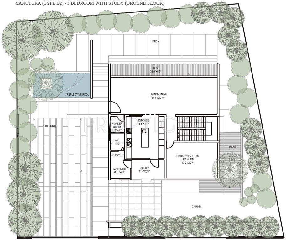 TATA Prive (3BHK+3T (6,700 sq ft) Servant Room 6700 sq ft)