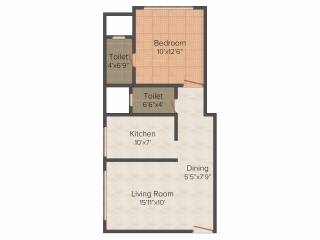 Chaitanya Nilambari (1BHK+1T (473 sq ft) 473 sq ft) Chaitanya Nilambari (1BHK+1T (473 sq ft) 473 sq ft)