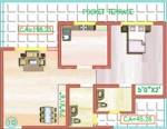 Mahavir Residency (1BHK+2T (755 sq ft) 755 sq ft)
