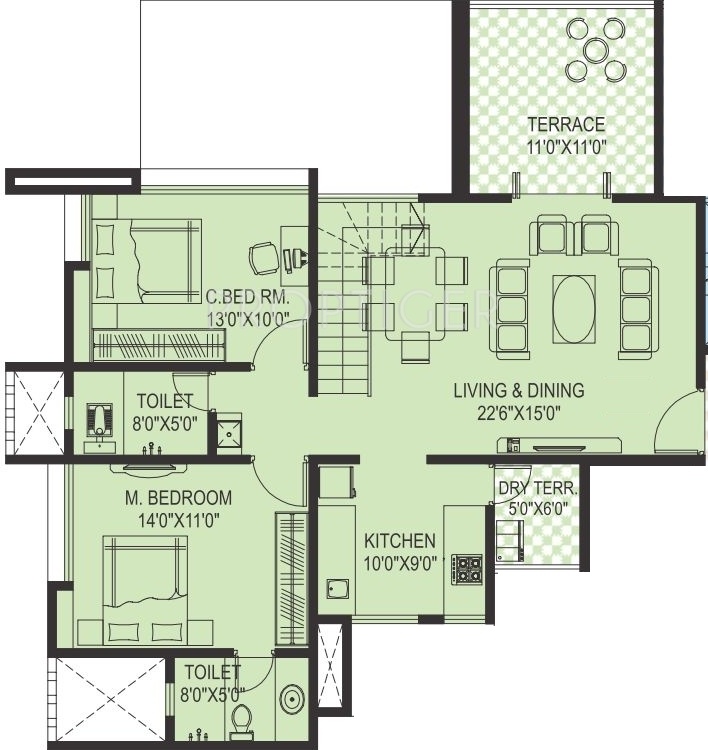 Shree Balaji Infinity (4BHK+4T (2,178 sq ft) 2178 sq ft)
