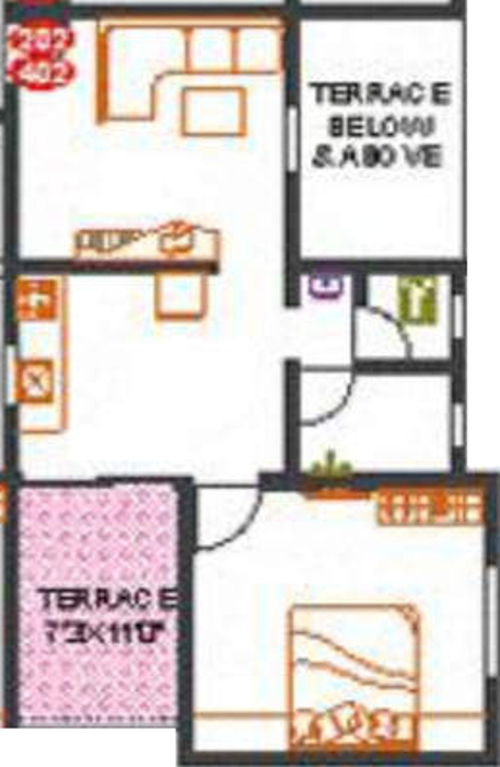 Dhavel Nilayam (1BHK+1T (610 sq ft) 610 sq ft)