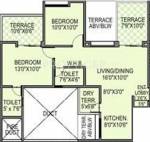 Sree Wisteriaa (2BHK+2T (1,093 sq ft) 1093 sq ft)