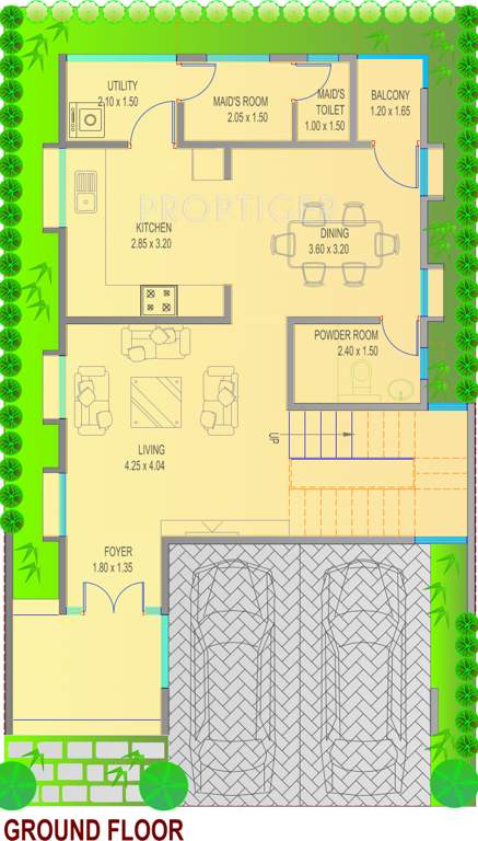 Aratt Amora (3BHK+3T (1,936 sq ft) + Servant Room 1936 sq ft)