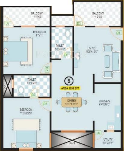 Sreevaru Celebrity Srivasines (2BHK+2T (1,200 sq ft) 1200 sq ft)