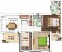 Omaxe Shubhangan (2BHK+2T (930 sq ft) 930 sq ft)