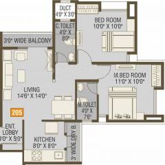 Malkani Buona Vita (2BHK+2T (858 sq ft) 858 sq ft) Malkani Buona Vita (2BHK+2T (858 sq ft) 858 sq ft)