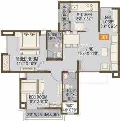 Malkani Buona Vita (2BHK+2T (841 sq ft) 841 sq ft) Malkani Buona Vita (2BHK+2T (841 sq ft) 841 sq ft)
