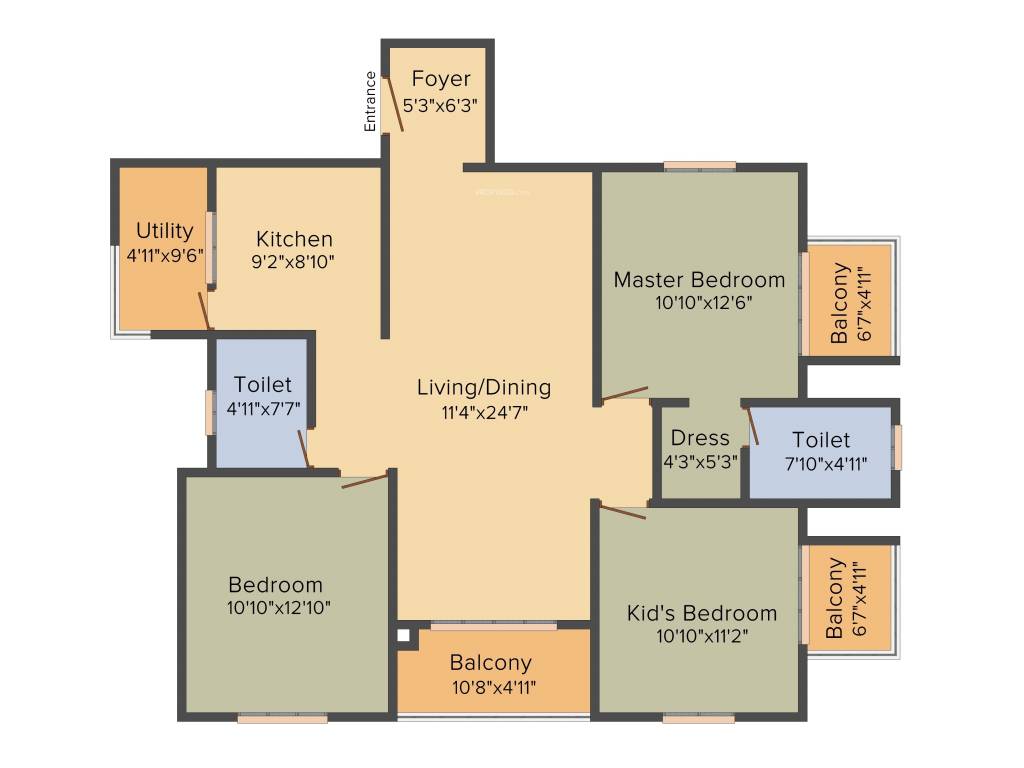 22 and crest Floor Plan Floor Plan