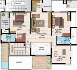 Upper Level Duplex Plan 22-and-crest Floor Plan Upper Level Duplex Plan