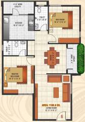Malibu Palazzo (2BHK+2T (1,180 sq ft) 1180 sq ft) Malibu Palazzo (2BHK+2T (1,180 sq ft) 1180 sq ft)