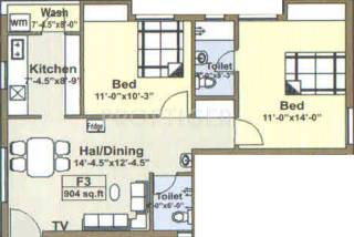 Value Vels Pride (2BHK+2T (904 sq ft) 904 sq ft) Value Vels Pride (2BHK+2T (904 sq ft) 904 sq ft)