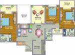 Pristine Fontana (3BHK+3T (1,462 sq ft) 1462 sq ft) Pristine Fontana (3BHK+3T (1,462 sq ft) 1462 sq ft)