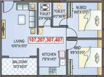 Shree Sriroz Paradise II (2BHK+2T (723 sq ft) 723 sq ft) Shree Sriroz Paradise II (2BHK+2T (723 sq ft) 723 sq ft)