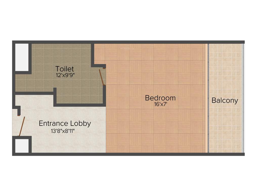 Ireo Ascott Ireo City (1BHK+1T (1,000 sq ft) 1000 sq ft)