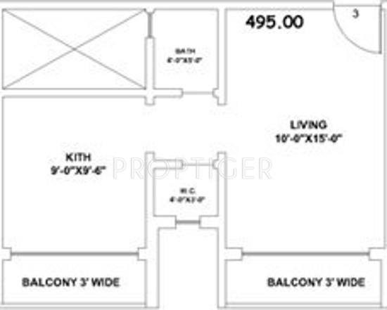 Sunraj Siddheshwar Park (1BHK+1T (495 sq ft) 495 sq ft) Sunraj Siddheshwar Park (1BHK+1T (495 sq ft) 495 sq ft)