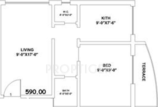 Sunraj Siddheshwar Park (1BHK+1T (590 sq ft) 590 sq ft) Sunraj Siddheshwar Park (1BHK+1T (590 sq ft) 590 sq ft)