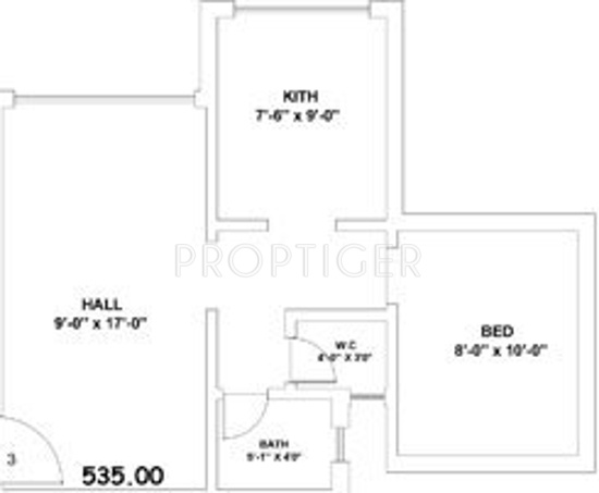 Sunraj Siddheshwar Park (1BHK+1T (535 sq ft) 535 sq ft) Sunraj Siddheshwar Park (1BHK+1T (535 sq ft) 535 sq ft)