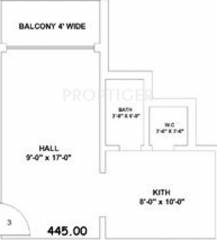 Sunraj Siddheshwar Park (1BHK+1T (445 sq ft) 445 sq ft) Sunraj Siddheshwar Park (1BHK+1T (445 sq ft) 445 sq ft)