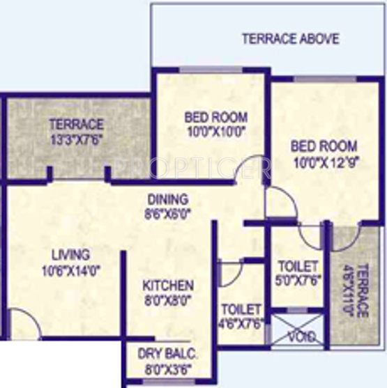 GK Peace Valley (2BHK+2T (1,010 sq ft) 1010 sq ft) GK Peace Valley (2BHK+2T (1,010 sq ft) 1010 sq ft)