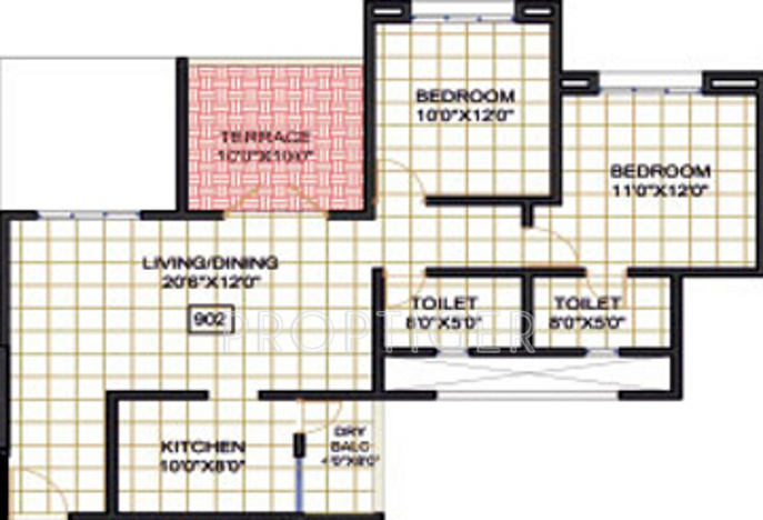 Mittal Sun Residency (2BHK+2T (1,152 sq ft) 1152 sq ft) Mittal Sun Residency (2BHK+2T (1,152 sq ft) 1152 sq ft)
