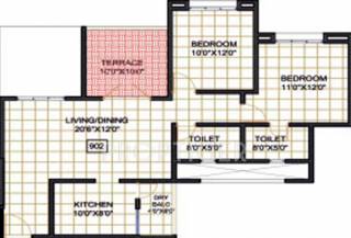 Mittal Sun Residency (2BHK+2T (1,152 sq ft) 1152 sq ft) Mittal Sun Residency (2BHK+2T (1,152 sq ft) 1152 sq ft)