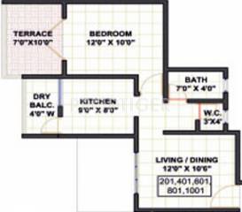 Mittal Sun Residency (1BHK+1T (660 sq ft) 660 sq ft) Mittal Sun Residency (1BHK+1T (660 sq ft) 660 sq ft)