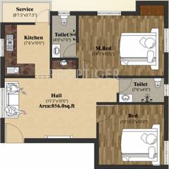 Roshan Rafhan And Rasheed (2BHK+2T (856 sq ft) 856 sq ft) Roshan Rafhan And Rasheed (2BHK+2T (856 sq ft) 856 sq ft)