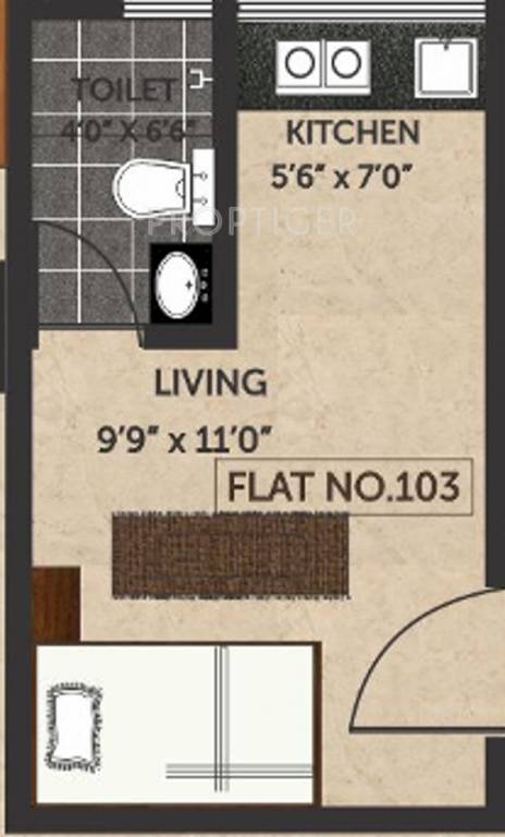 Pandit Sapphira (1BHK+1T (226 sq ft) 226 sq ft) Pandit Sapphira (1BHK+1T (226 sq ft) 226 sq ft)