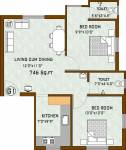 Nanda Britha Enclave (2BHK+2T (746 sq ft) 746 sq ft) Nanda Britha Enclave (2BHK+2T (746 sq ft) 746 sq ft)