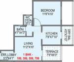 SBM West Wind Park (1BHK+1T (600 sq ft) 600 sq ft) SBM West Wind Park (1BHK+1T (600 sq ft) 600 sq ft)