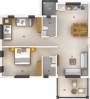 Savvy Sanskaar Apartment (2BHK+2T (1,555 sq ft) 1555 sq ft) Savvy Sanskaar Apartment (2BHK+2T (1,555 sq ft) 1555 sq ft)
