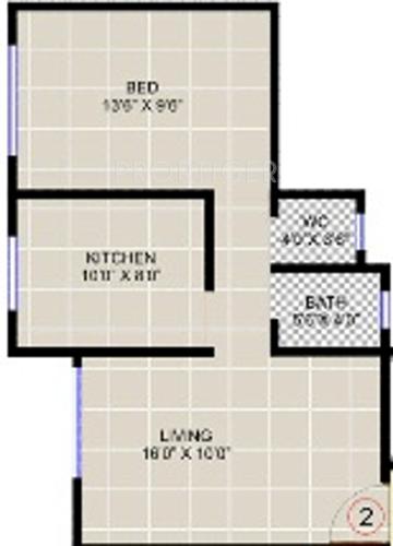 Kanakia Celebration (1BHK+1T (621 sq ft) 621 sq ft)