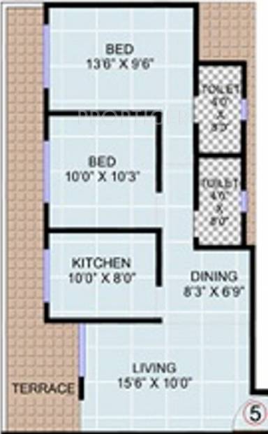 Kanakia Celebration (2BHK+2T (920 sq ft) 920 sq ft)