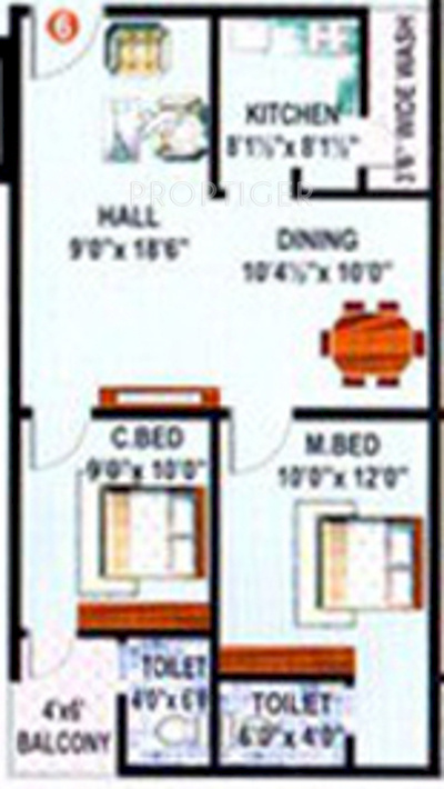 Sai Landmark (2BHK+2T (900 sq ft) 900 sq ft) Sai Landmark (2BHK+2T (900 sq ft) 900 sq ft)