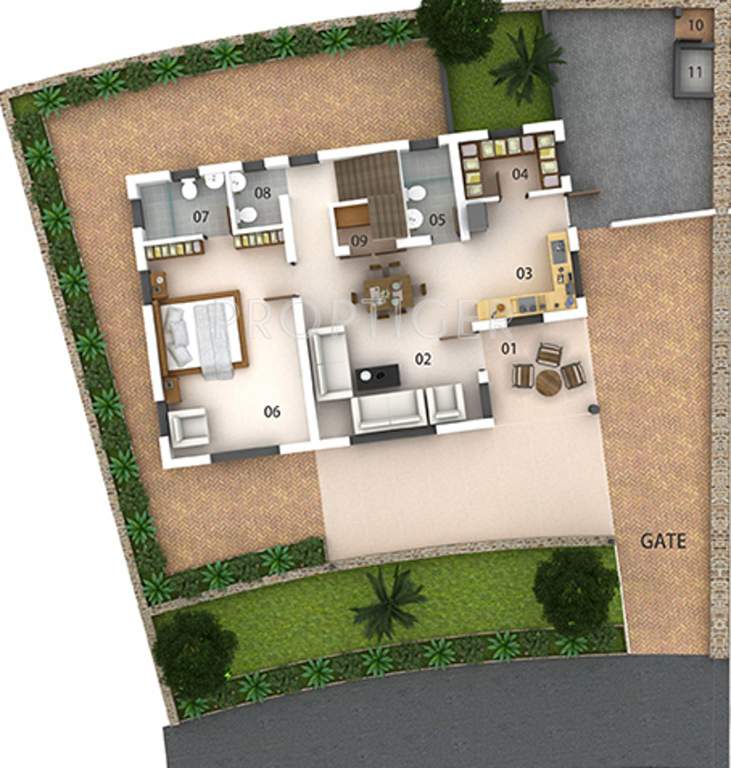 Savvy Sanskaar Villa (2BHK+3T (1,585 sq ft) 1585 sq ft)