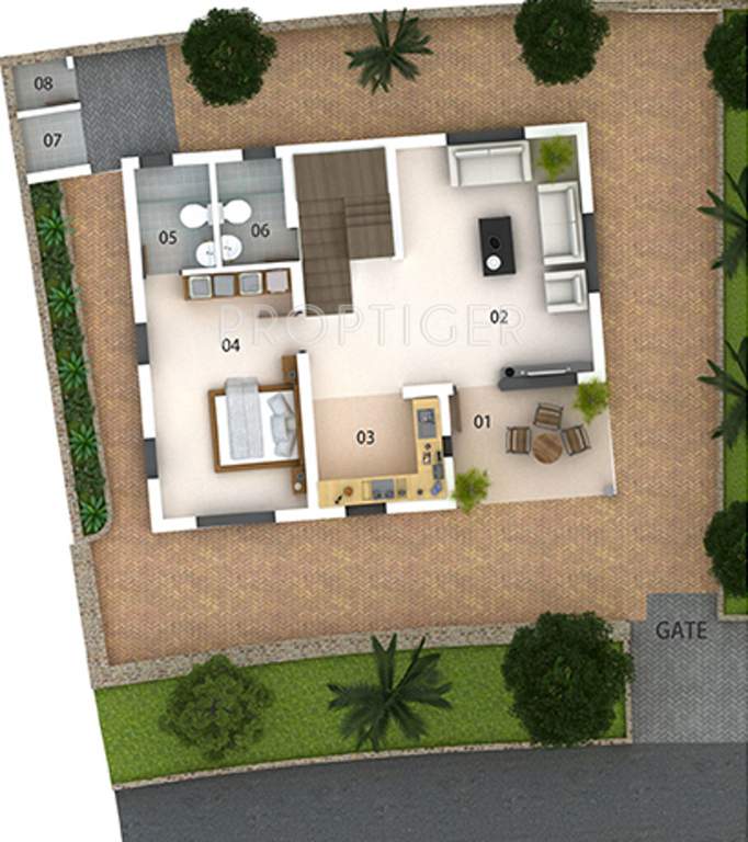 Savvy Sanskaar Villa (2BHK+3T (1,540 sq ft) 1540 sq ft)