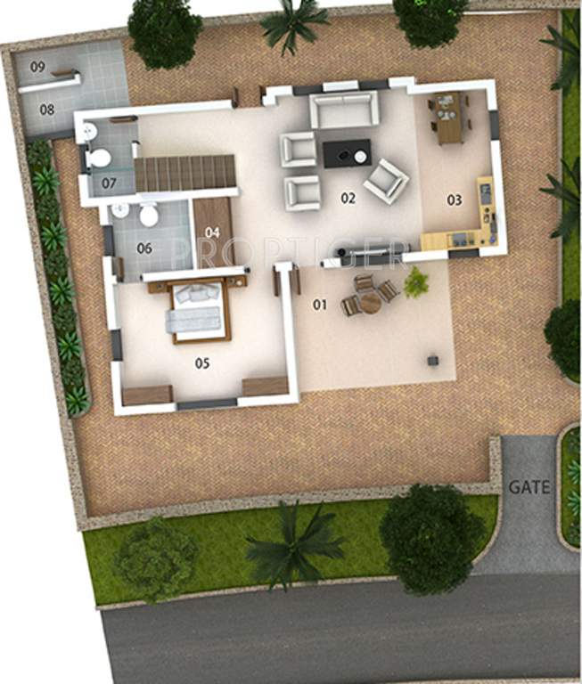 Savvy Sanskaar Villa (3BHK+4T (2,095 sq ft) 2095 sq ft)